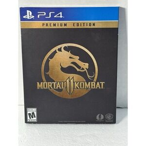 Mortal Kombat 11 ~ Premium Edition‎ Steelbook w/Slipcover  PlayStation 4 PS4
